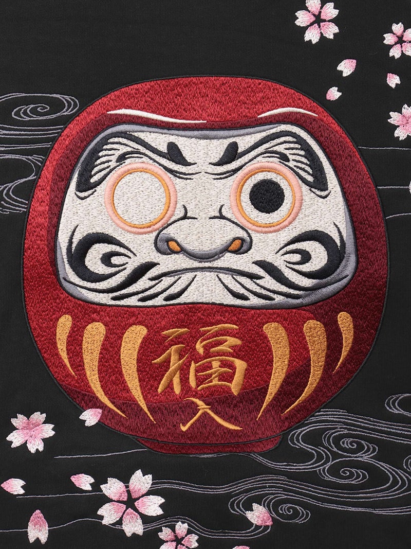 【絡繰魂】“達磨JAPAN”刺繍入りトレーナー