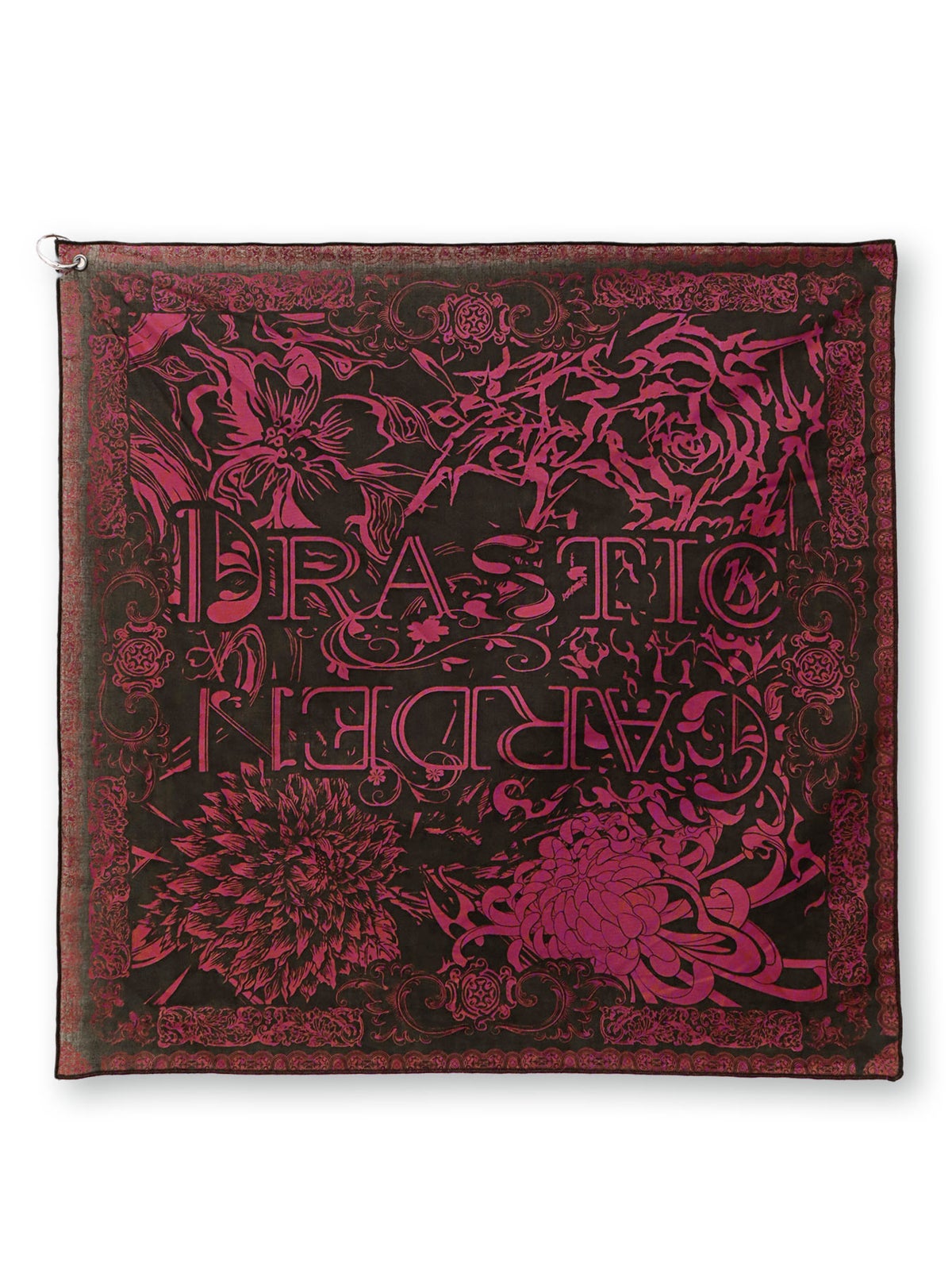 【DRASTIC GARDEN】“稲妻ノ薔薇”総刺繍ワイドパンツ