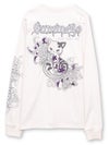 【SUMINEKO】“菊と墨猫”刺繍入りロンT