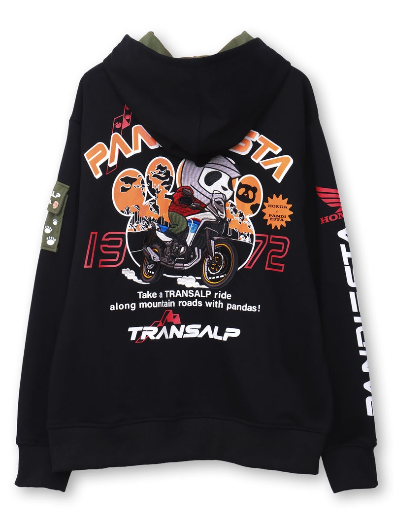 【HONDA×PANDIESTA JAPAN】“トランザルプ”刺繍入りパーカー