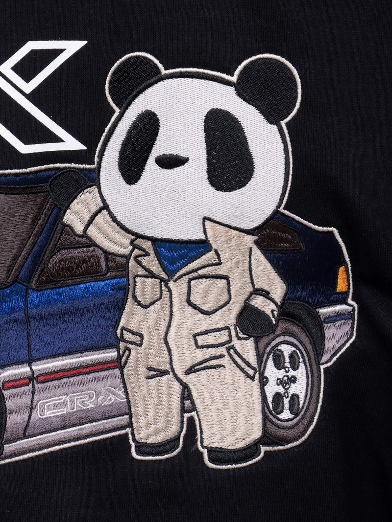 【HONDA×PANDIESTA JAPAN】“CR-X メカニック”刺繍入りZIPパーカー