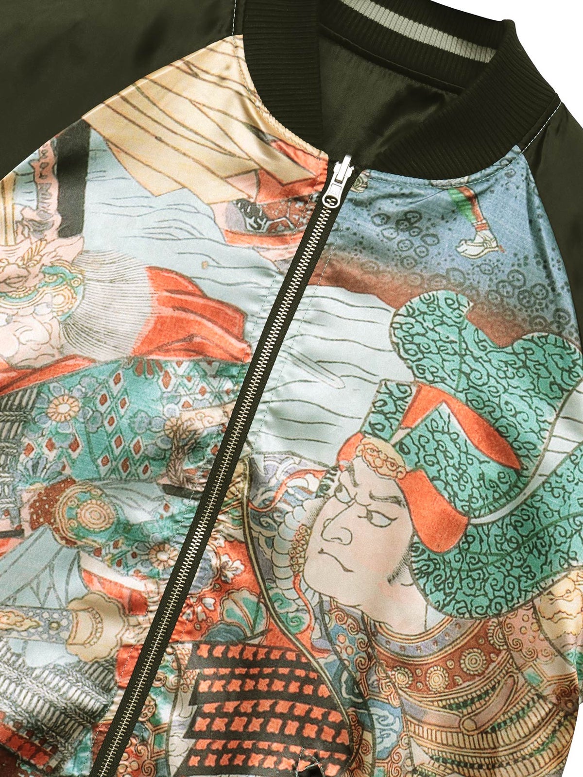 【絡繰魂】“戦国浮世絵 八重垣姫”刺繍入りリバーシブルスカジャン