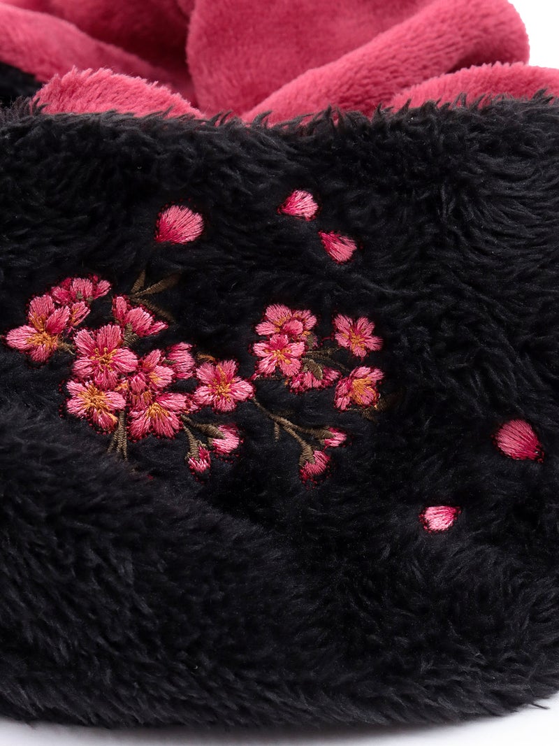 【雅結】桜刺繍 スヌード