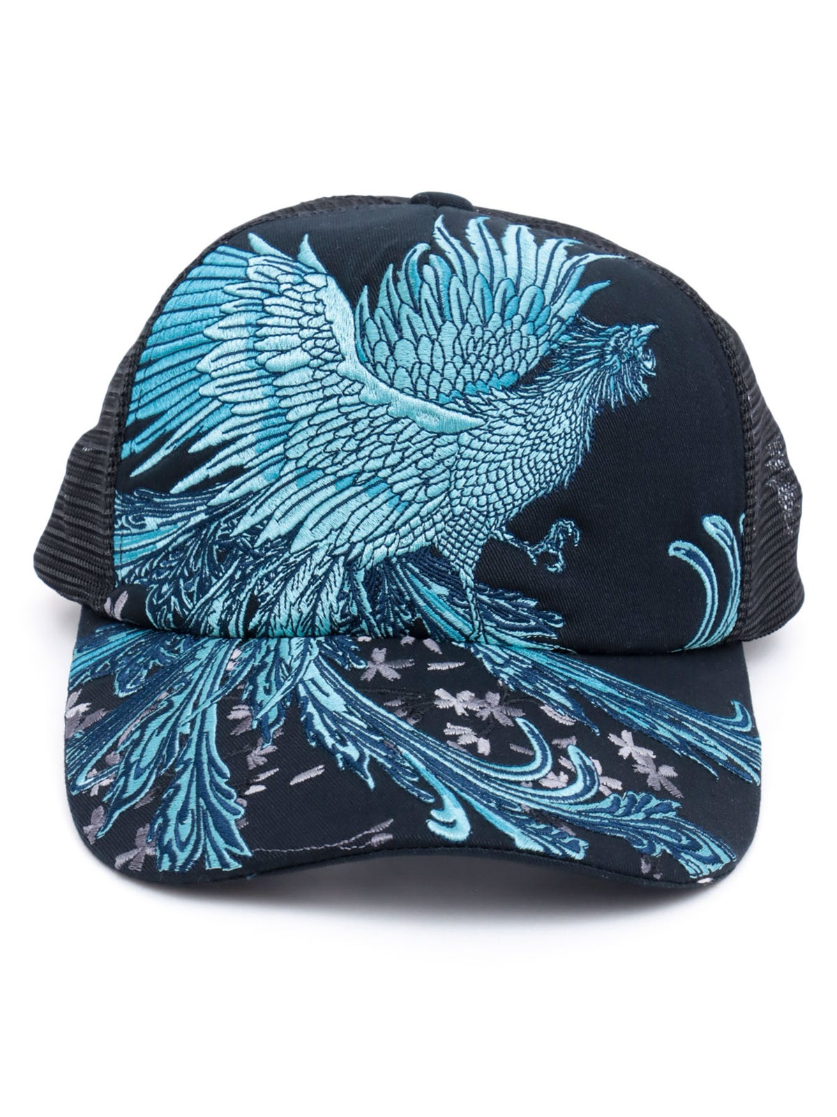 【絡繰魂】“龍／鳳凰 ”和柄刺繍入りメッシュキャップ