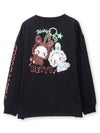  【BETTY BOOP】“KEYベティ”刺繍入りファー素材切替ロンT