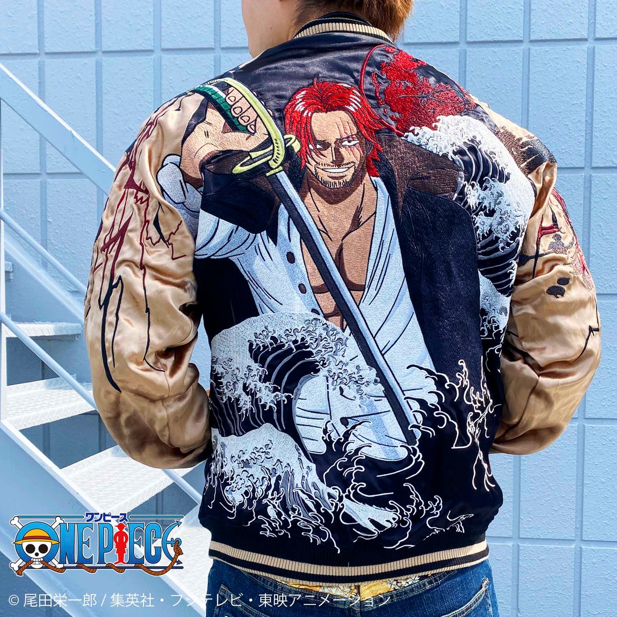 【絡繰魂・粋×ONE PIECE】赤髪のスカジャン≪再販決定≫