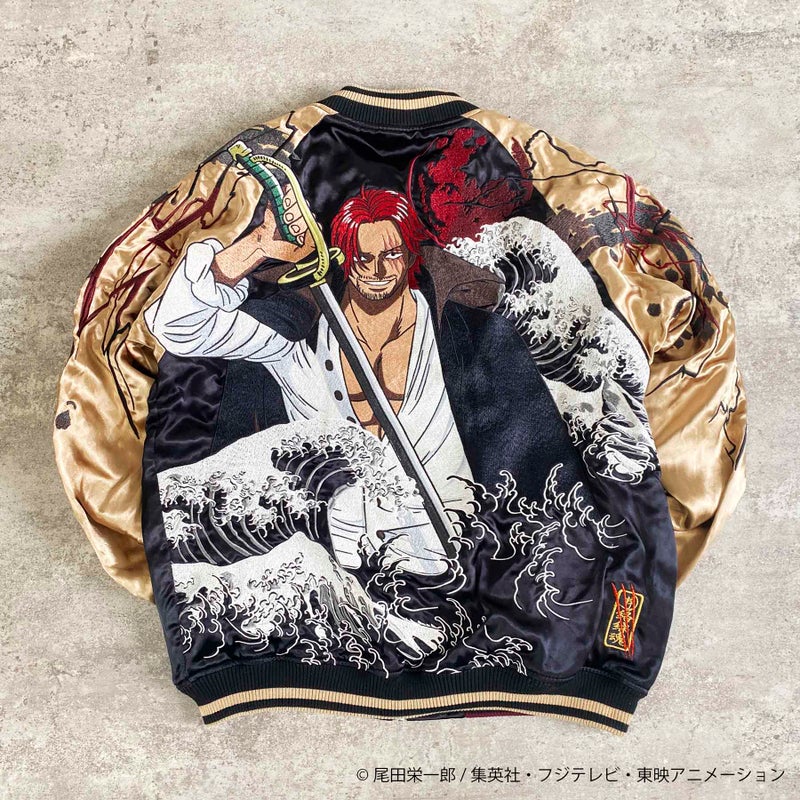 【絡繰魂・粋×ONE PIECE】赤髪のスカジャン≪再販決定≫