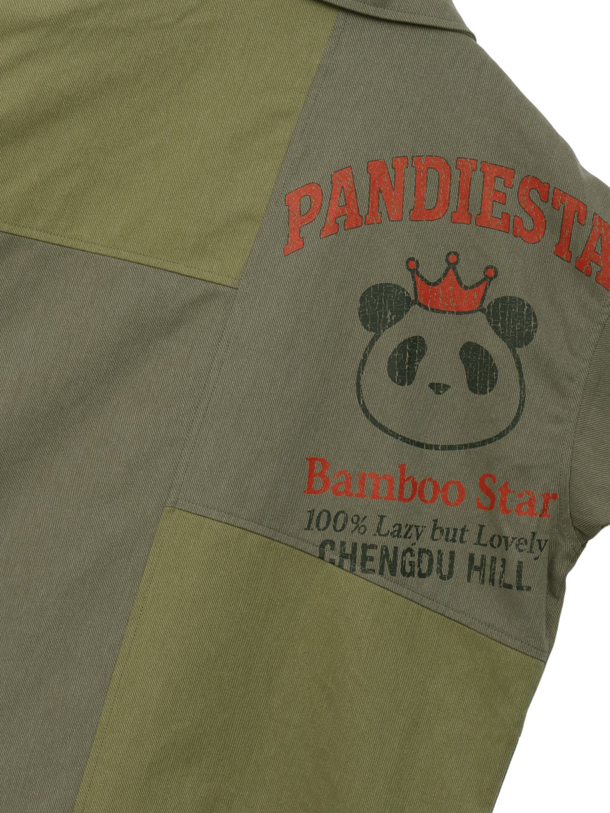 【PANDIESTA JAPAN】リメイク風切替BIGシルエットカバーオール