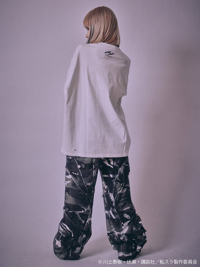 【P.N UNDERGROUND×転生したらスライムだった件】“ディアブロ”ダメージTシャツ