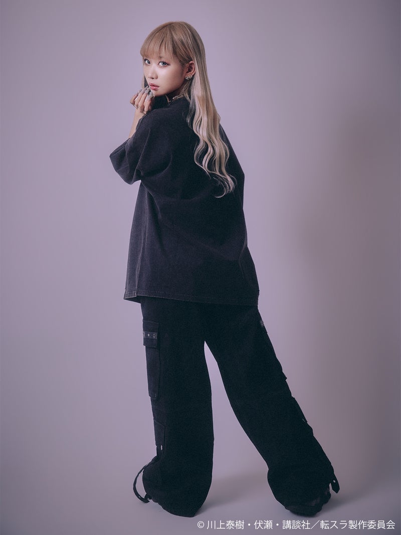 【P.N UNDERGROUND×転生したらスライムだった件】“オクタグラム”ダメージTシャツ