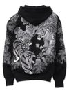 【絡繰魂・頂】“猛虎ノ頂”総刺繍ZIPパーカー