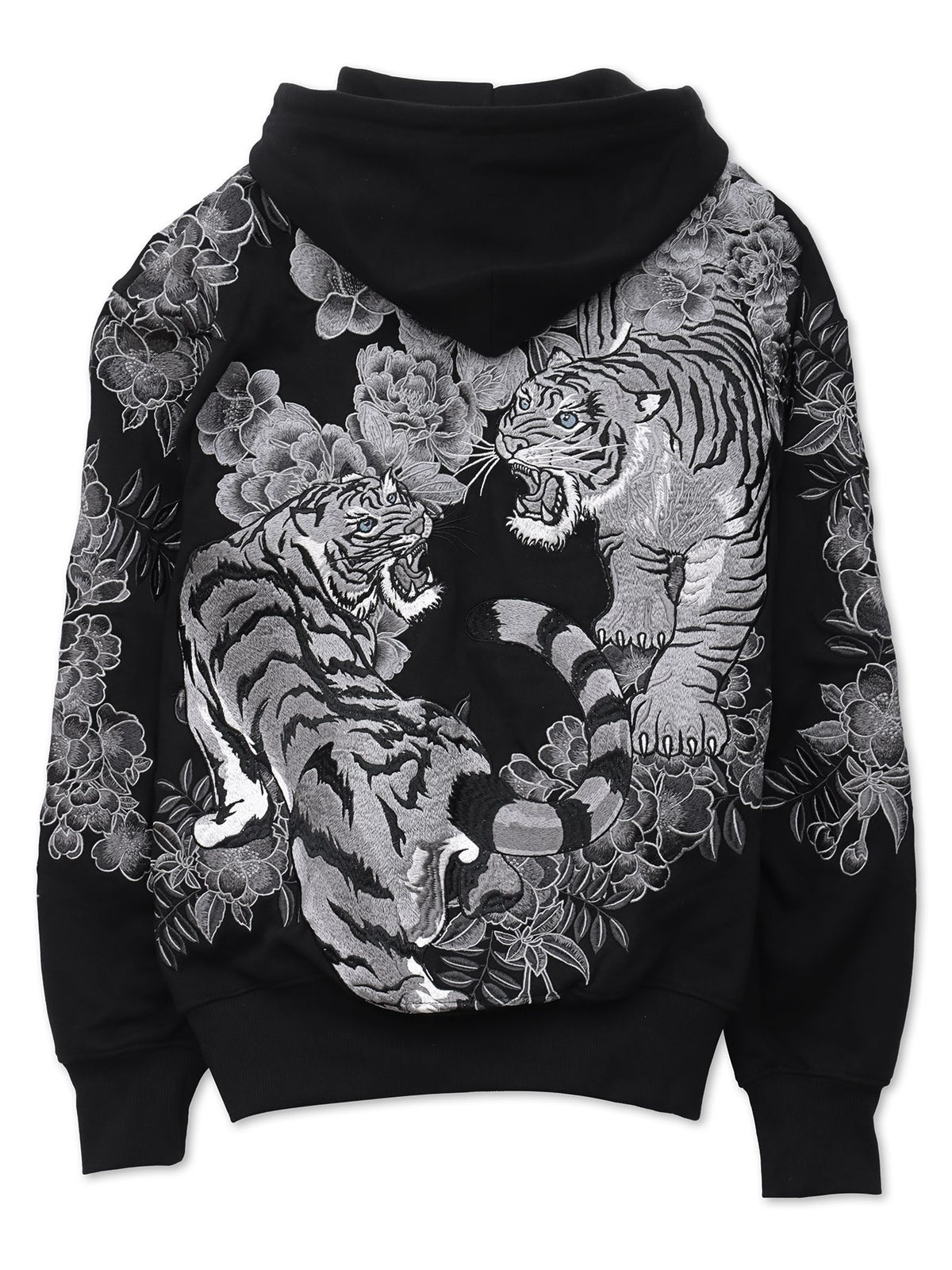 【絡繰魂・頂】“猛虎ノ頂”総刺繍ZIPパーカー