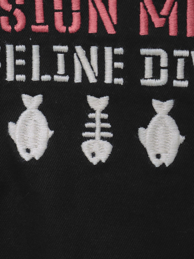 【SUMINEKO】“スミネコ”刺繍入りBIGシルエットMA-1