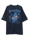 【SUMINEKO】“カリカリ猫”刺繍入りBIGシルエットTシャツ