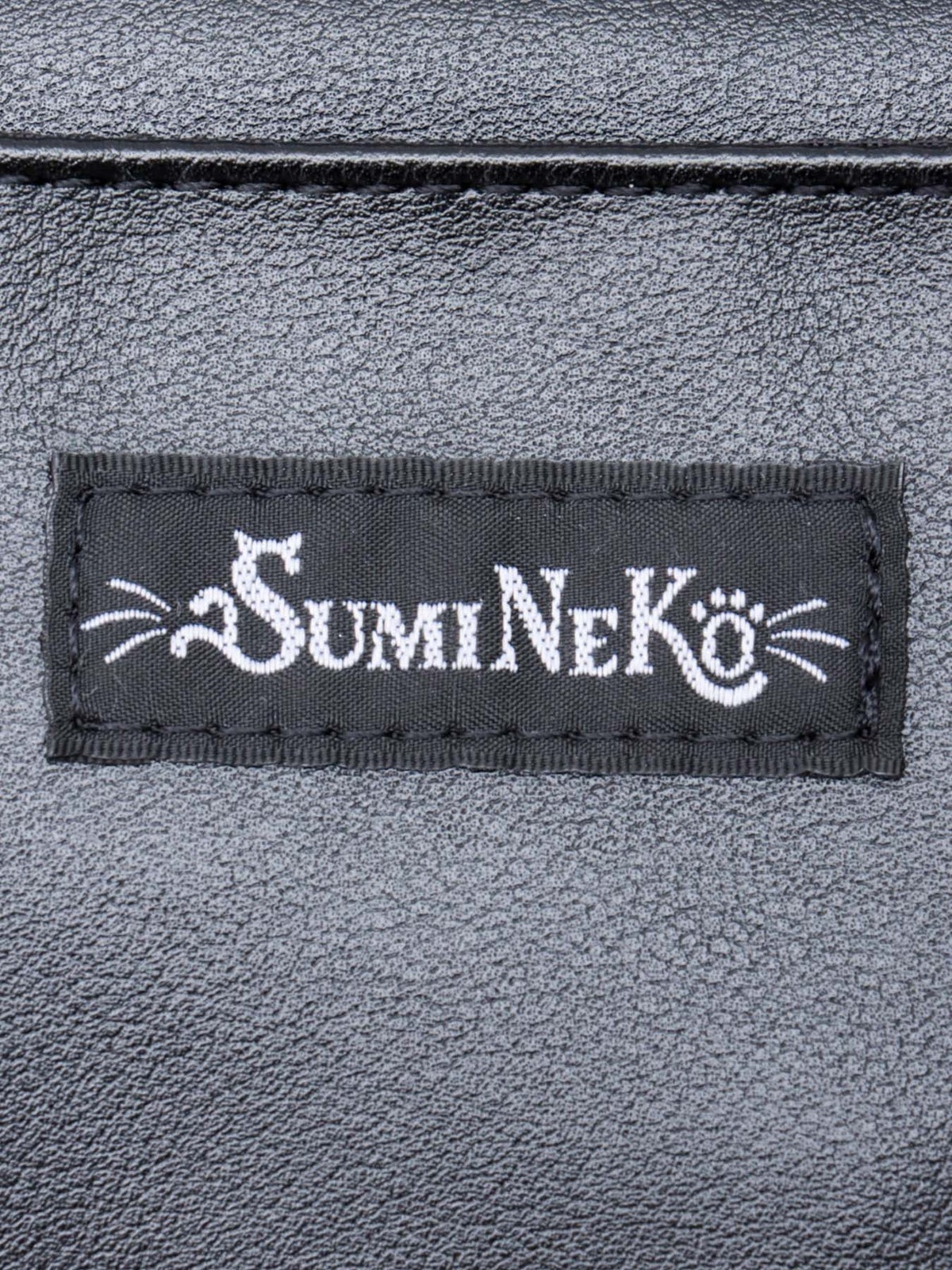 【SUMINEKO】“スミネコ”刺繍入りガマ口ショルダーバッグ