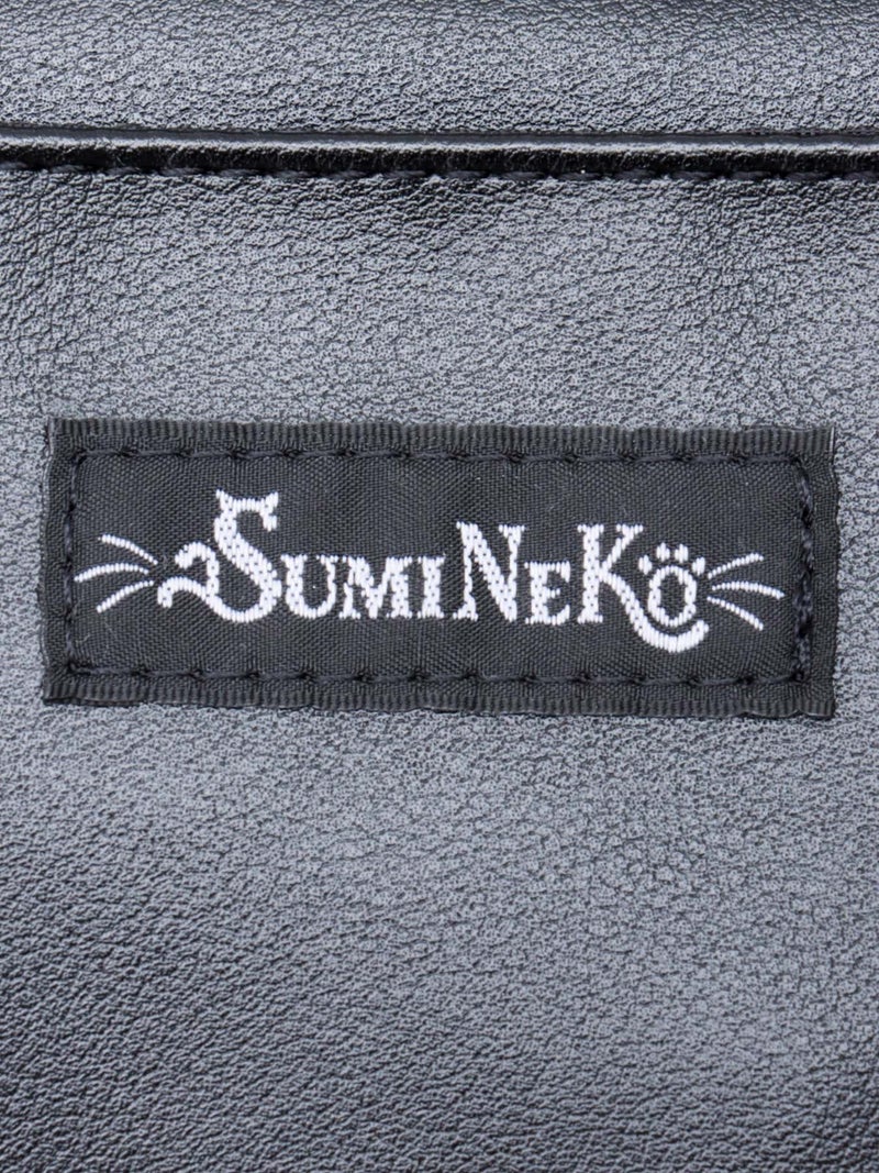 【SUMINEKO】“スミネコ”刺繍入りガマ口ショルダーバッグ