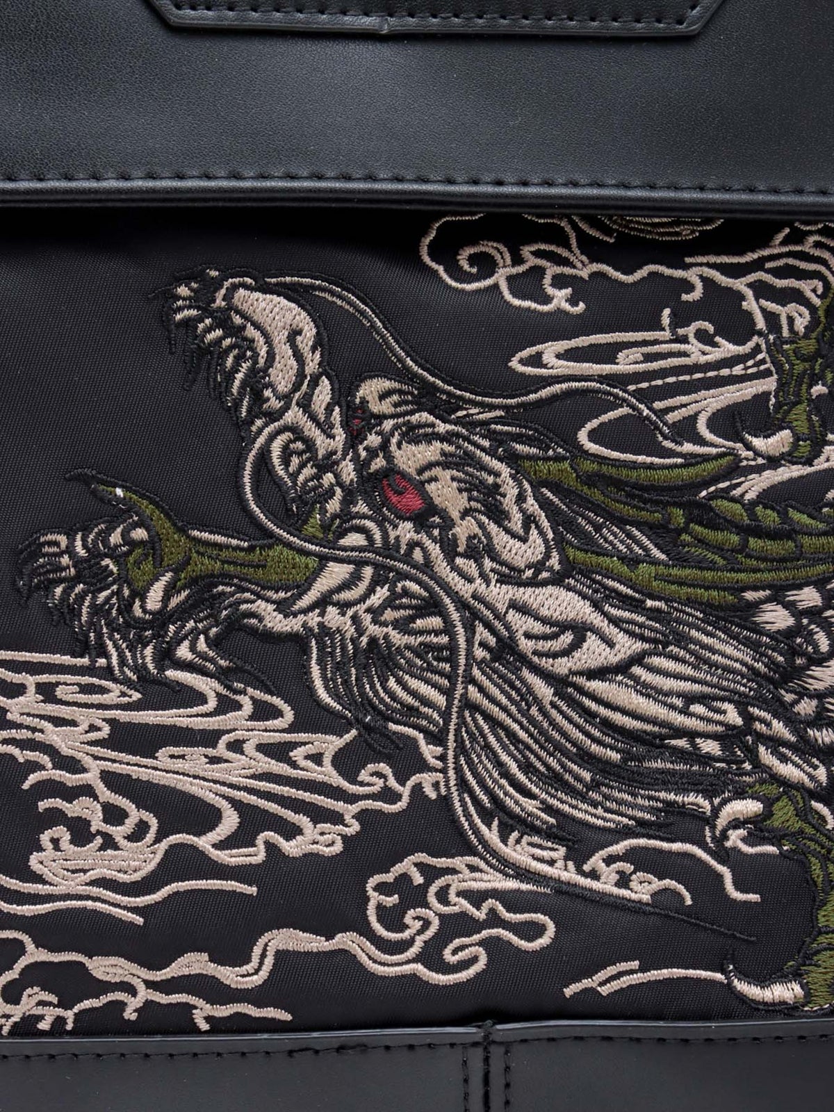 【絡繰魂】“波／龍”刺繍入りリュック