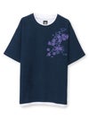 【雅結】桜流水 刺繍入りTシャツ