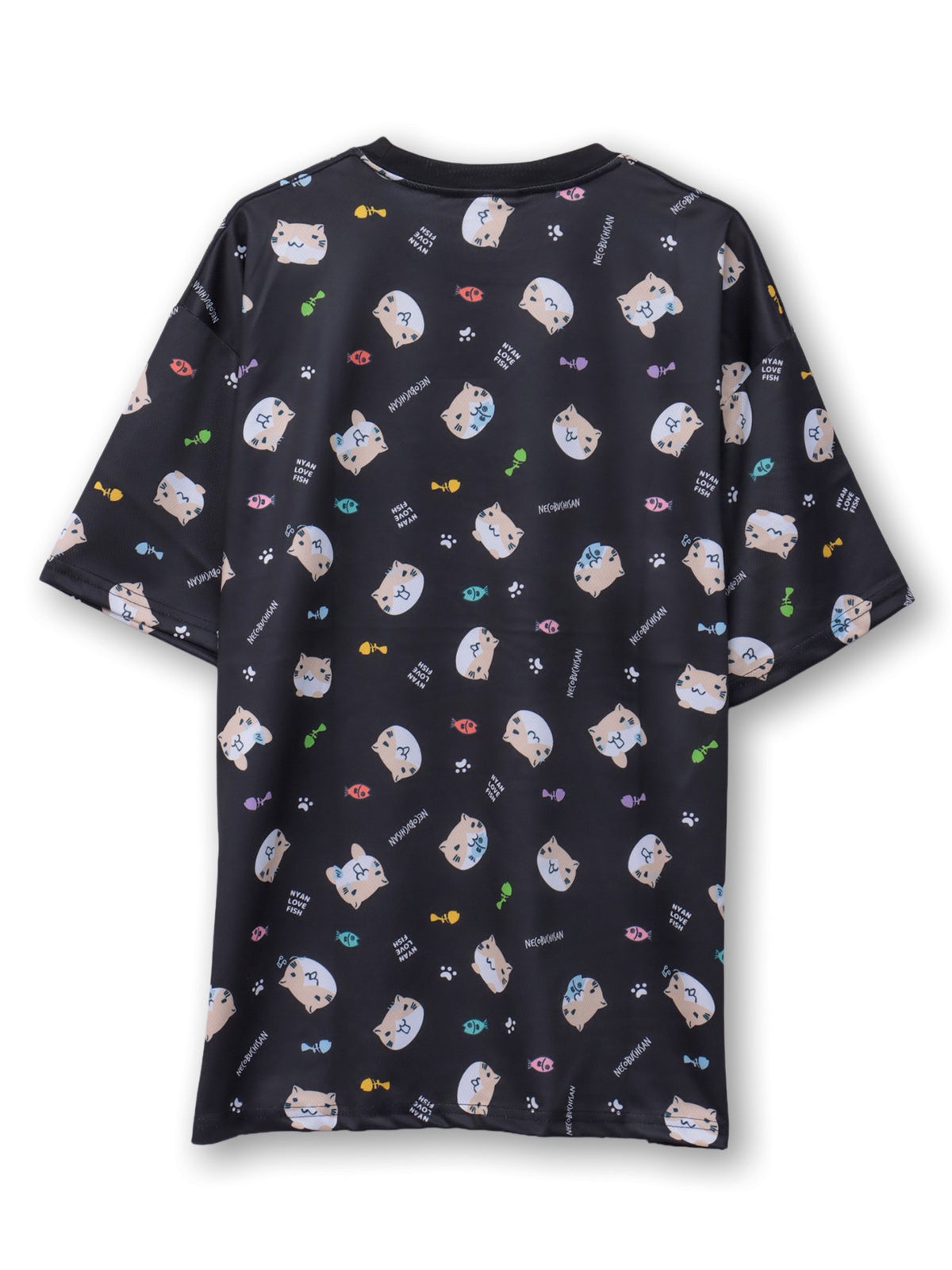 【NECOBUCHI-SAN】猫渕さん総柄Tシャツ