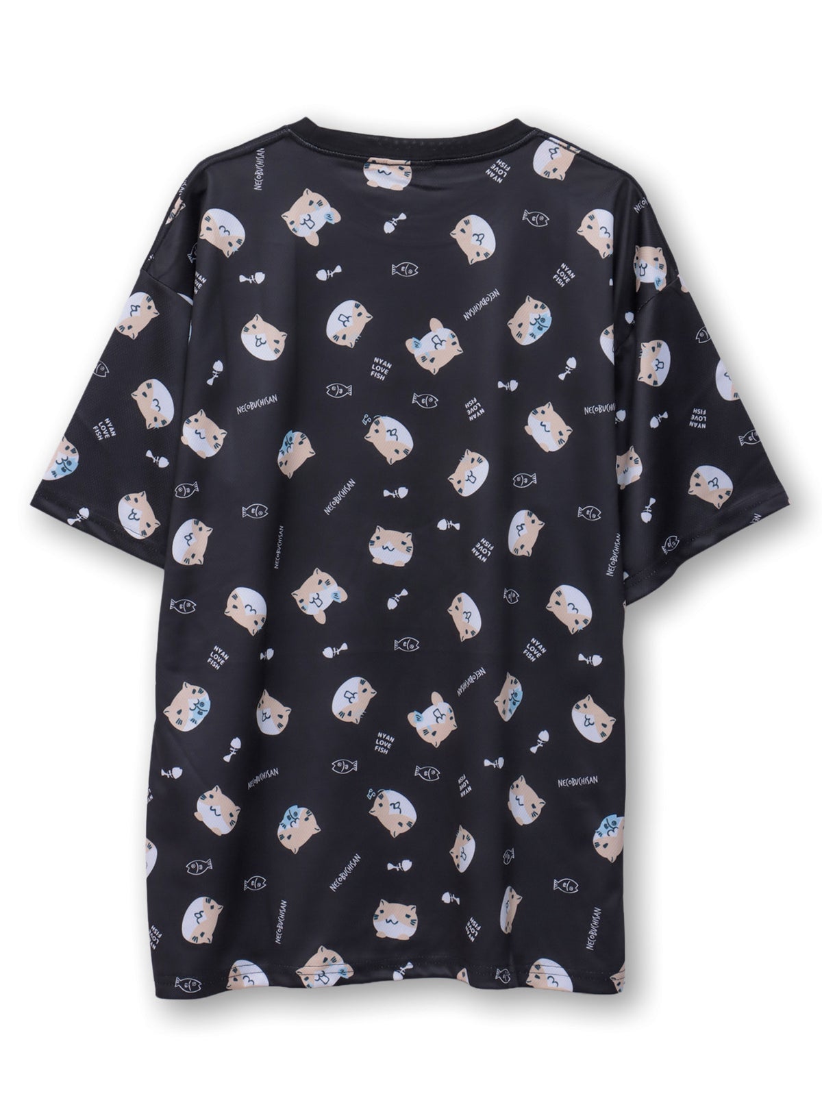 【NECOBUCHI-SAN】猫渕さん総柄Tシャツ