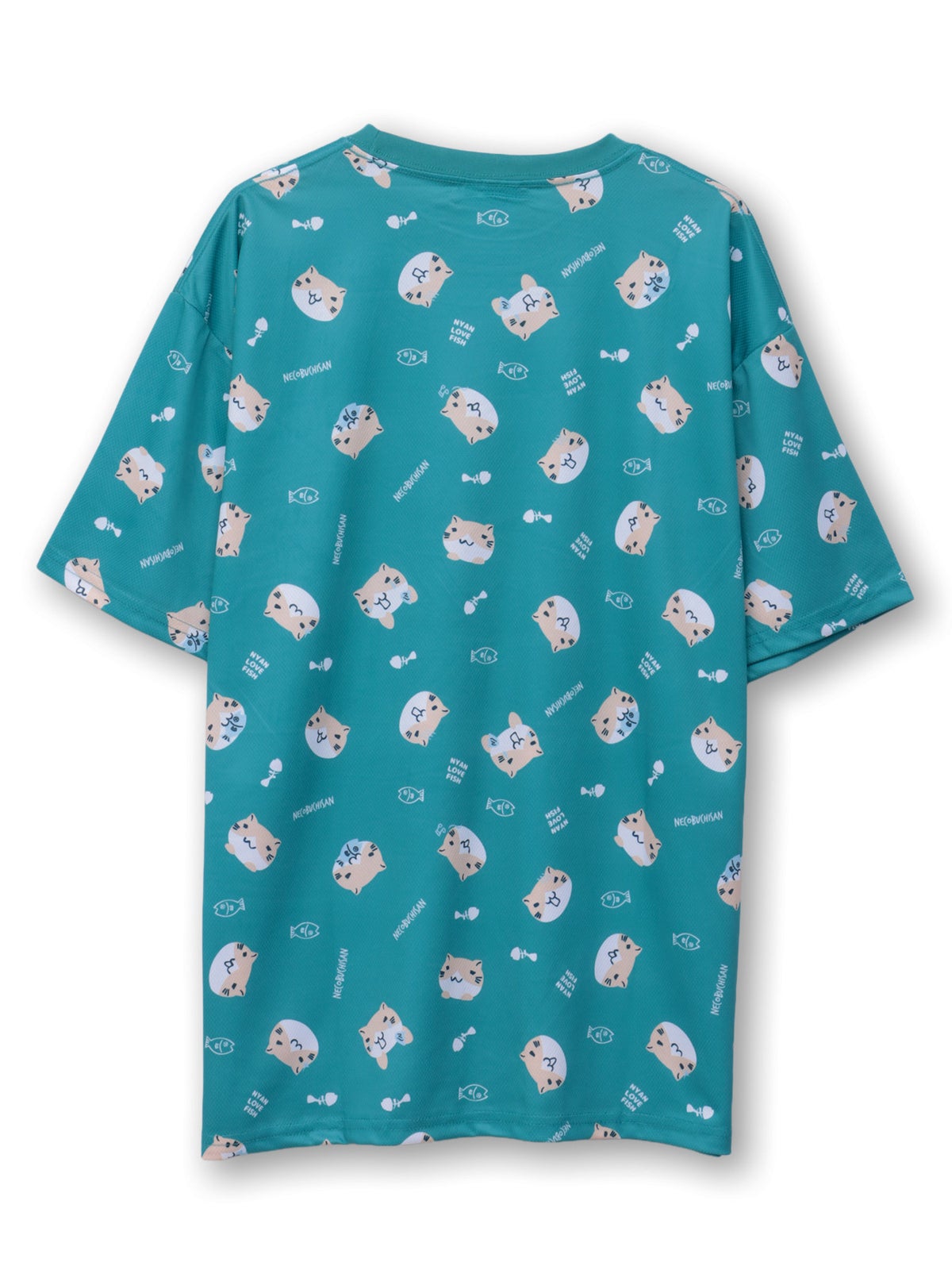 【NECOBUCHI-SAN】猫渕さん総柄Tシャツ