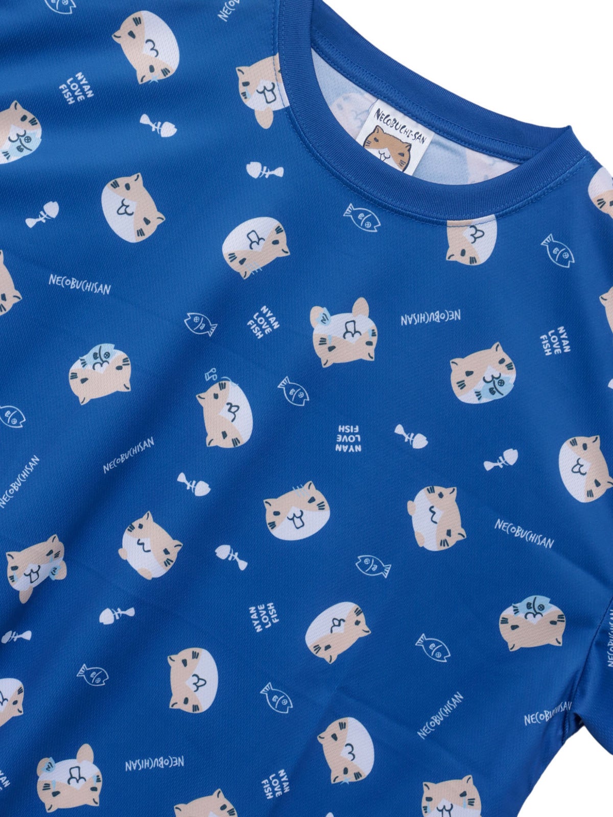 【NECOBUCHI-SAN】猫渕さん総柄Tシャツ