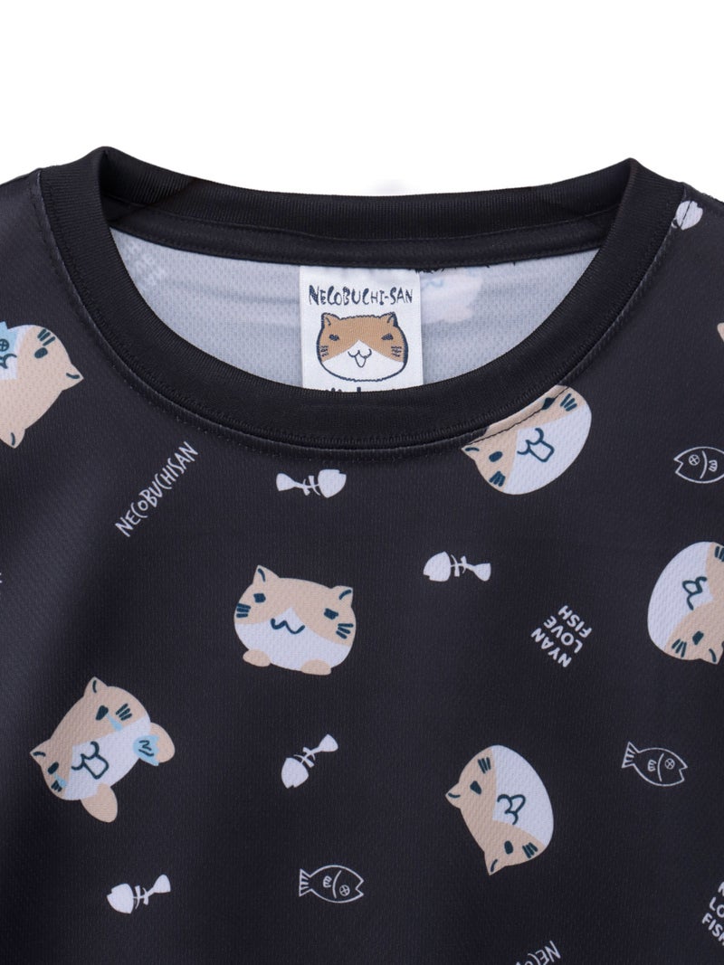 【NECOBUCHI-SAN】猫渕さん総柄Tシャツ