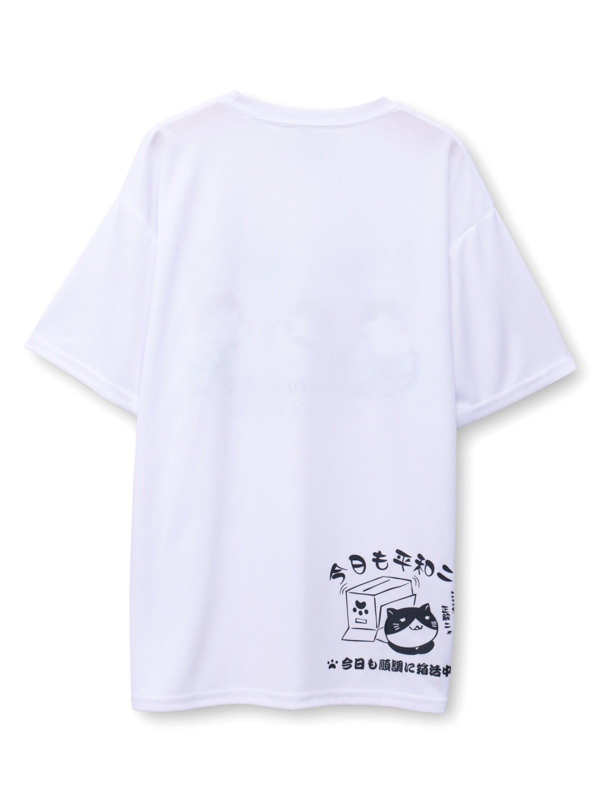 【NECOBUCHI-SAN】“猫渕さんの日常”DRYメッシュ素材Tシャツ