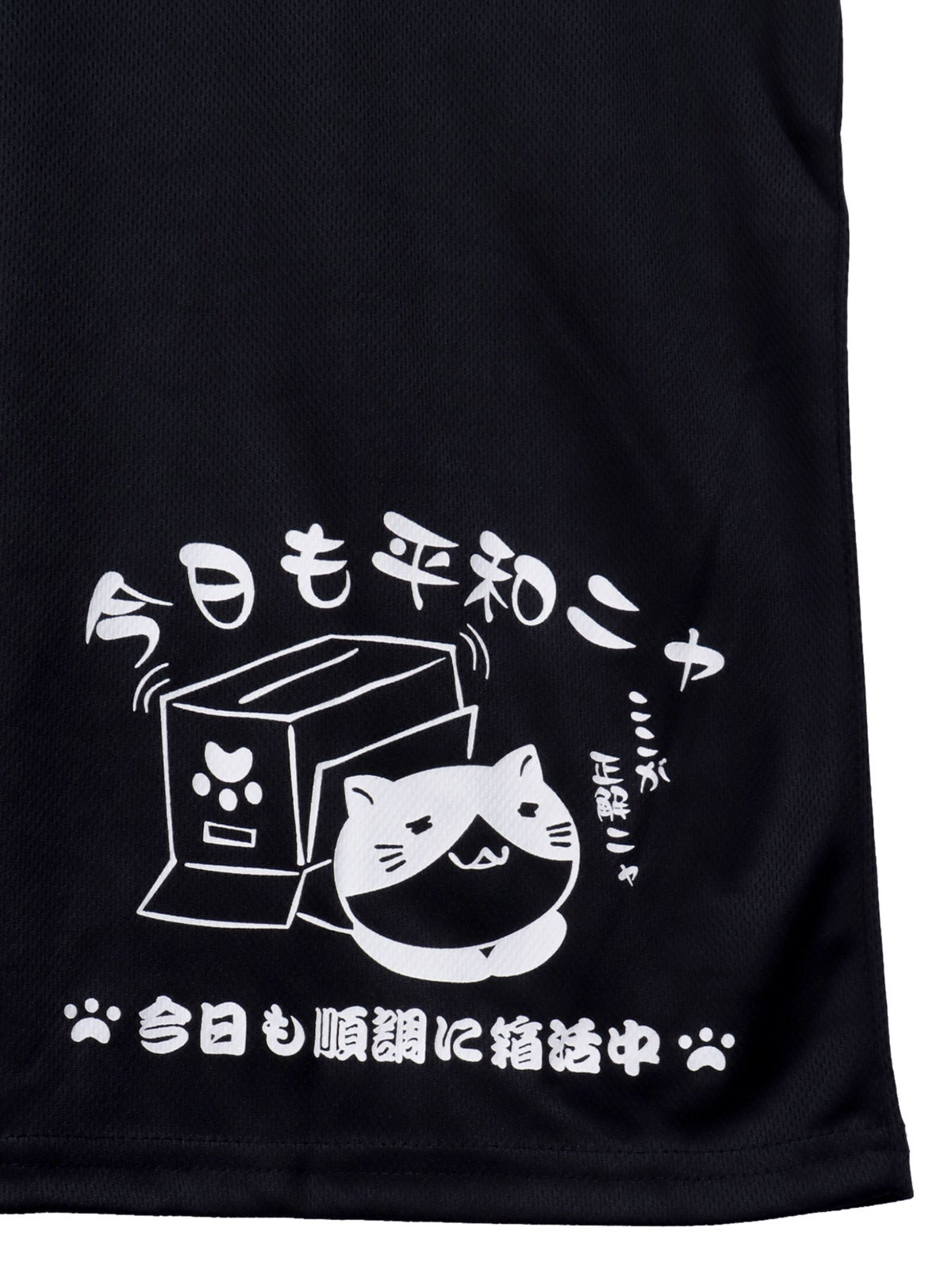 【NECOBUCHI-SAN】“猫渕さんの日常”DRYメッシュ素材Tシャツ