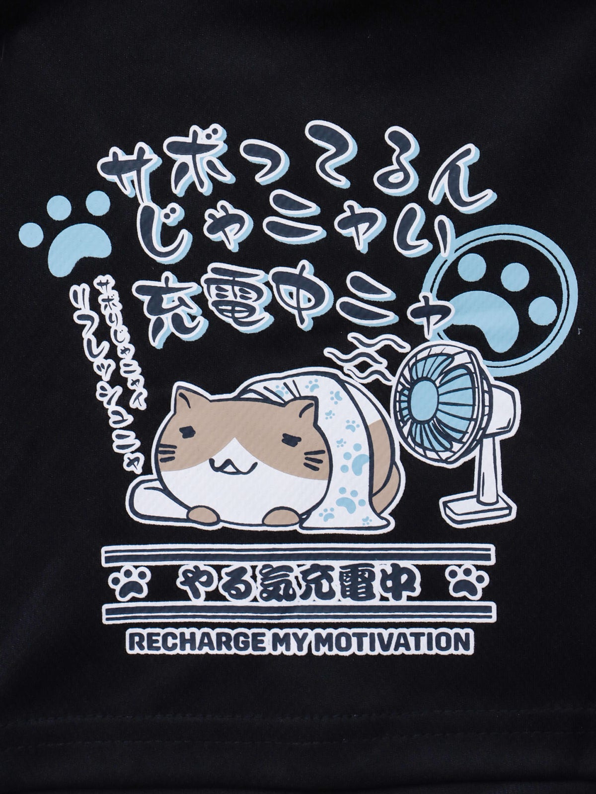 【NECOBUCHI-SAN】“充電中ニャ”猫渕さんプリントショーツ