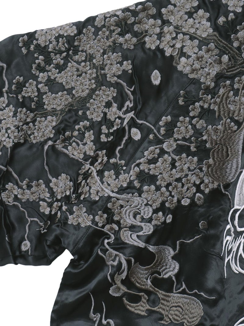 【絡繰魂・粋】“豪炎龍”総刺繍リバーシブルスカジャン