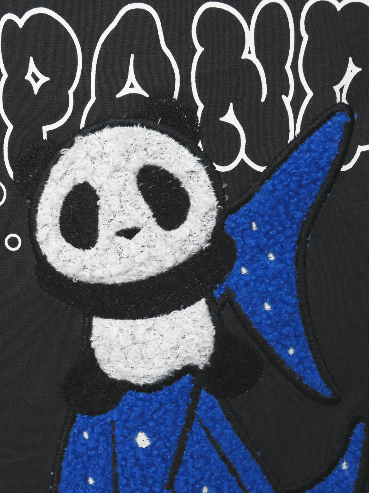 【PANDIESTA JAPAN】“ジンベエパンダ”刺繍入りなりきり半袖ZIPパーカー