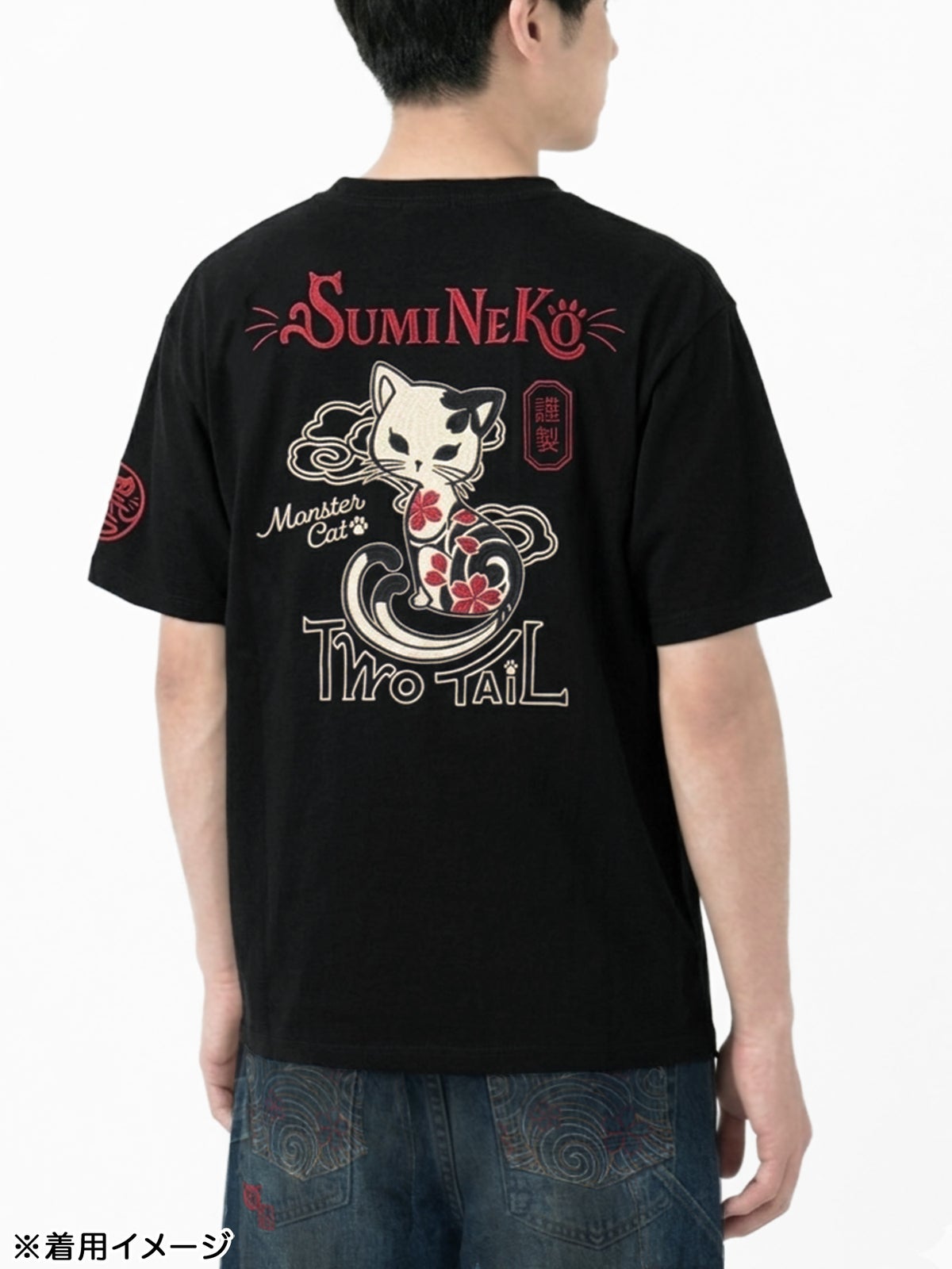 【SUMINEKO】“復刻 スミネコ”刺繍入りTシャツ