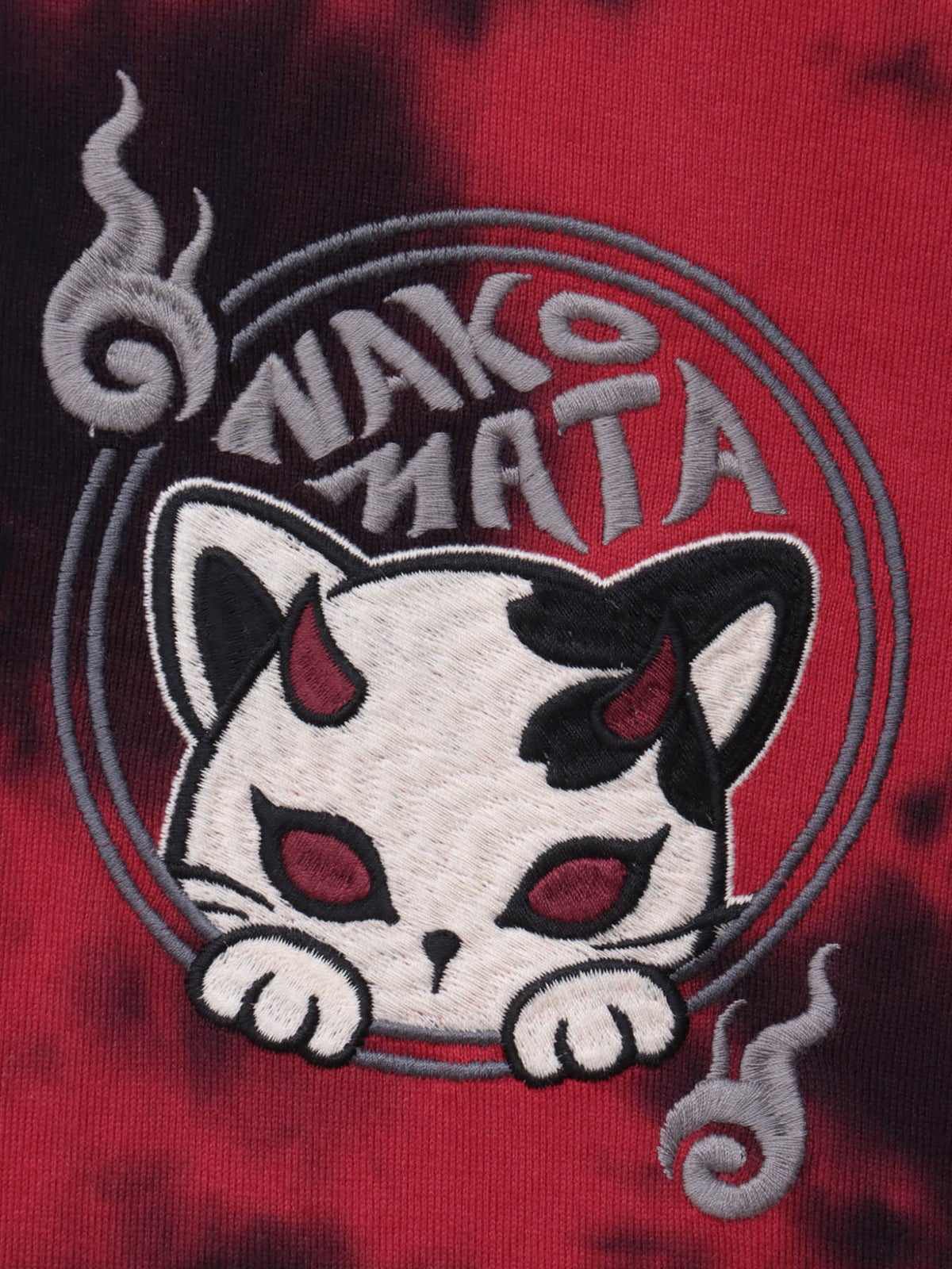  【SUMINEKO】“瓢箪と鬼猫”刺繍入りTシャツ