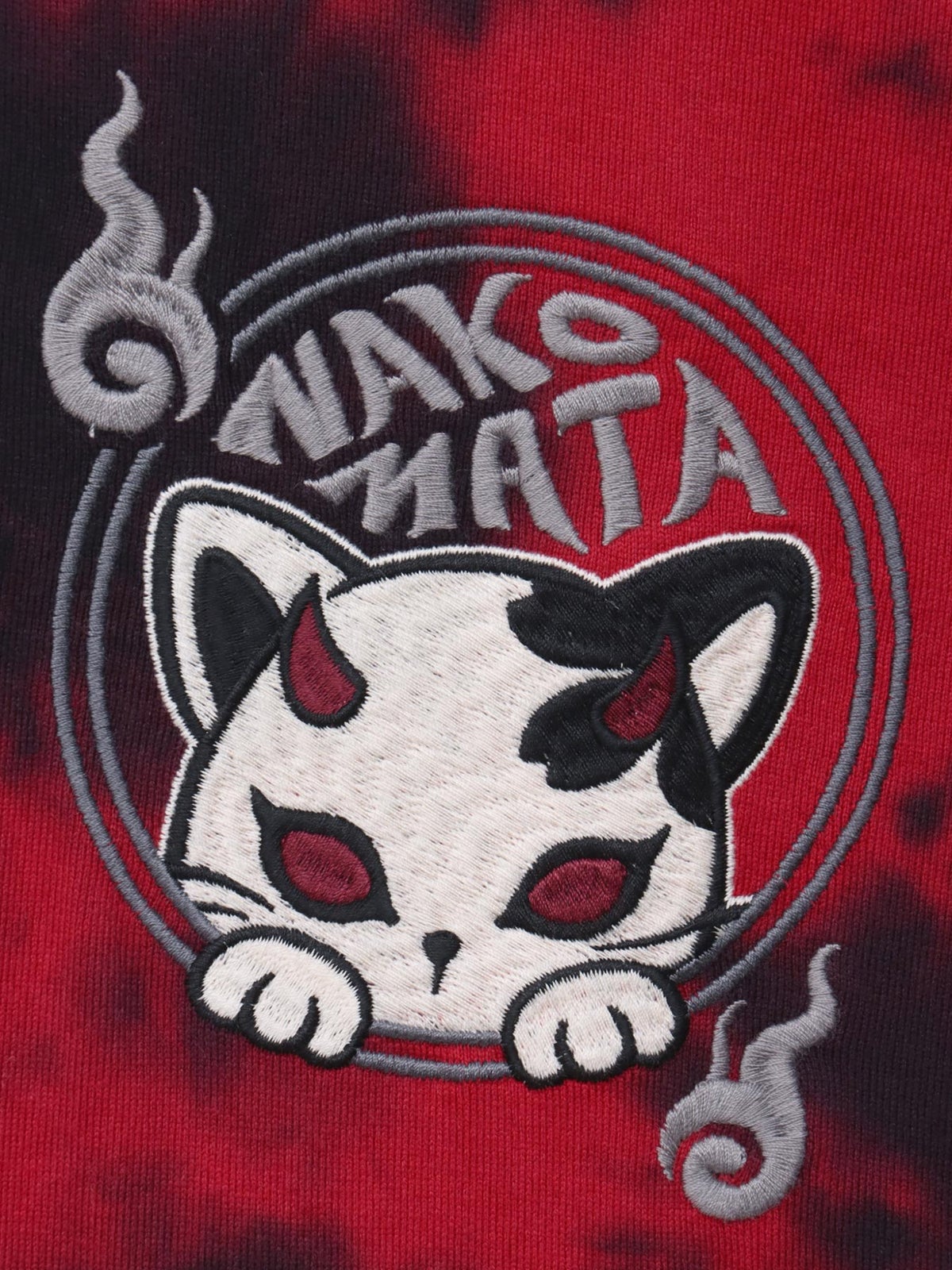  【SUMINEKO】“瓢箪と鬼猫”刺繍入りTシャツ