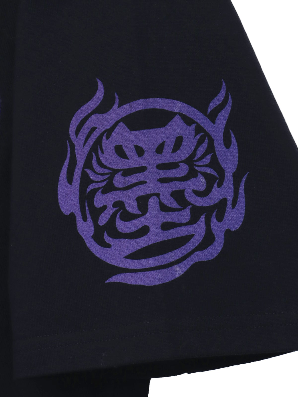  【SUMINEKO】“瓢箪と鬼猫”刺繍入りTシャツ