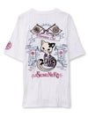 【SUMINEKO】“スミネコ”刺繍入りジャガードTシャツ