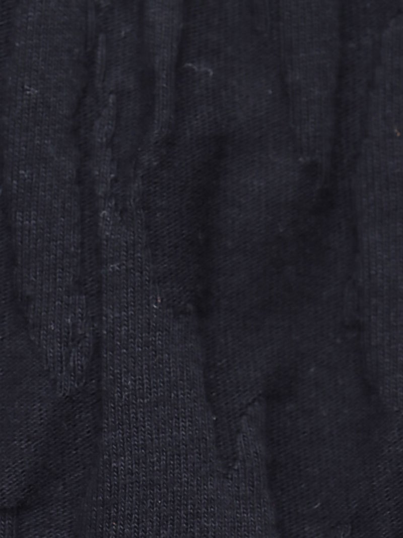 【SUMINEKO】“スミネコ”刺繍入りジャガードTシャツ