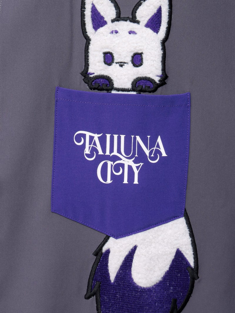【TAILUNA CITY】ALUNA 配色切替ポケット付き半袖シャツ