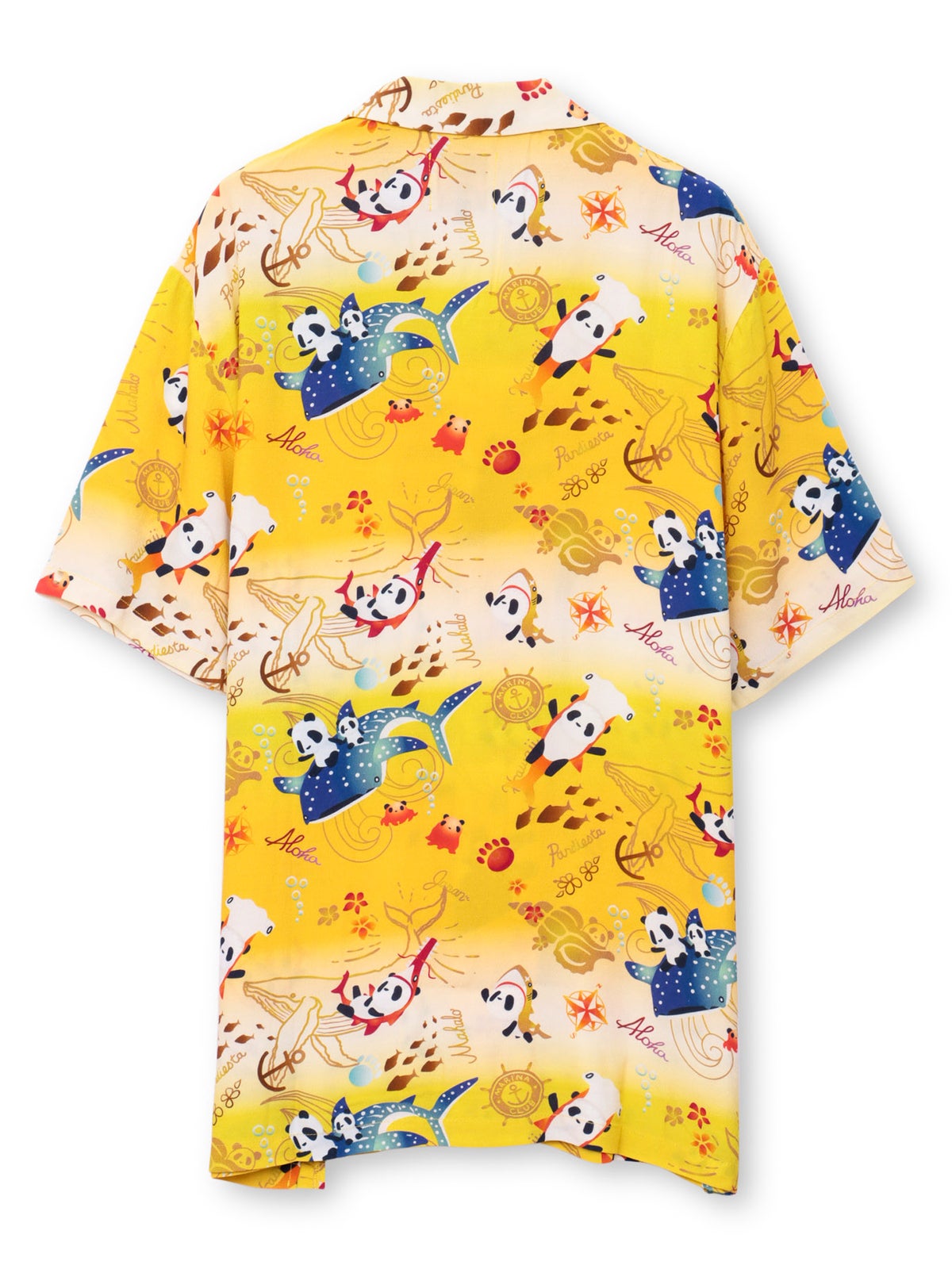 【PANDIESTA JAPAN】“シャークパンダ”レーヨンアロハシャツ