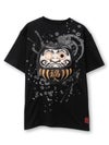 【絡繰魂】“幸運達磨”刺繍入り半袖Tシャツ