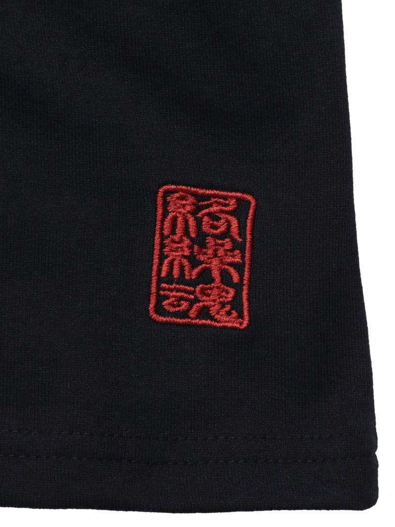 【絡繰魂】“幸運達磨”刺繍入り半袖Tシャツ