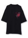 【雅結】八咫烏 刺繍入りTシャツ
