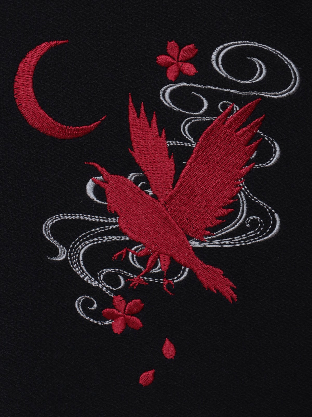 【雅結】八咫烏 刺繍入りTシャツ