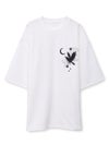 【雅結】八咫烏 刺繍入りTシャツ