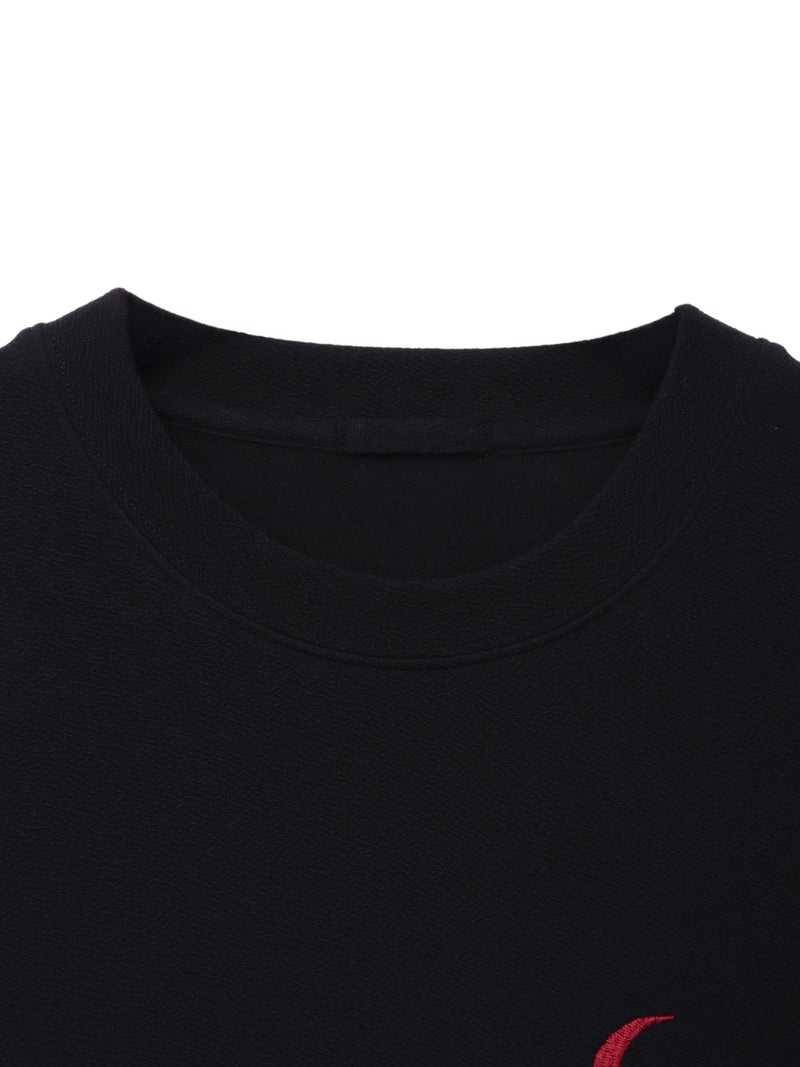 【雅結】八咫烏 刺繍入りTシャツ