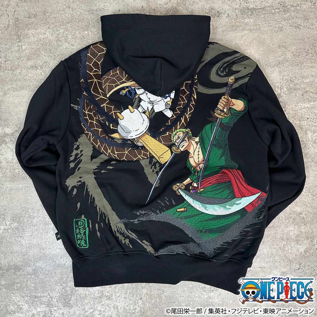 【絡繰魂・粋×ONE PIECE】ゾロvsカク 決戦ZIP UPパーカー