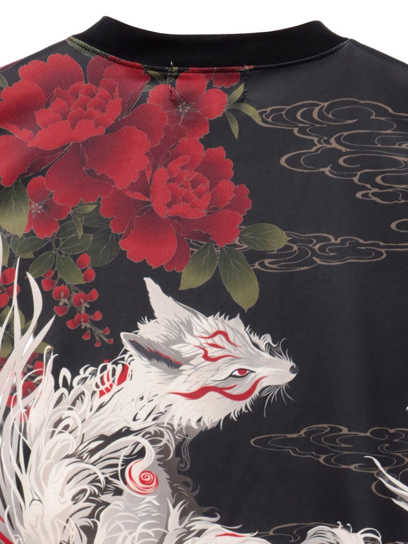 【絡繰魂】“九尾／八咫烏”DRY素材Tシャツ〔別注〕