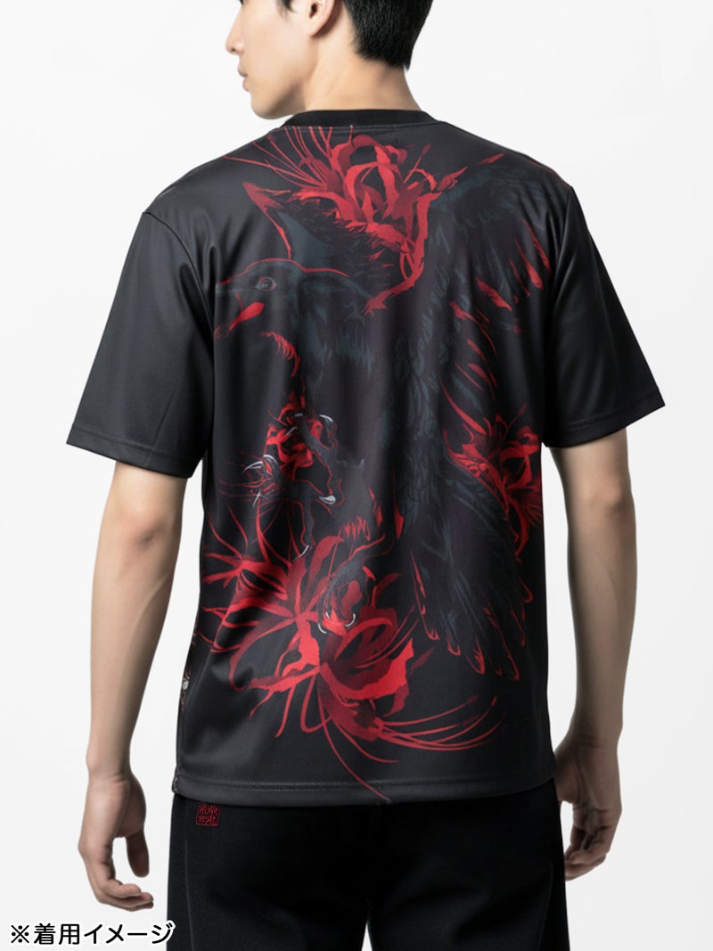 【絡繰魂】“九尾／八咫烏”DRY素材Tシャツ〔別注〕