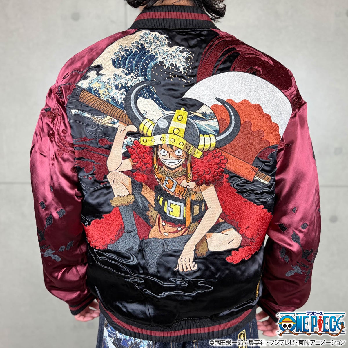 【ONE PIECE×絡繰魂】ルフィ(エルバフ)リバーシブルスカジャン